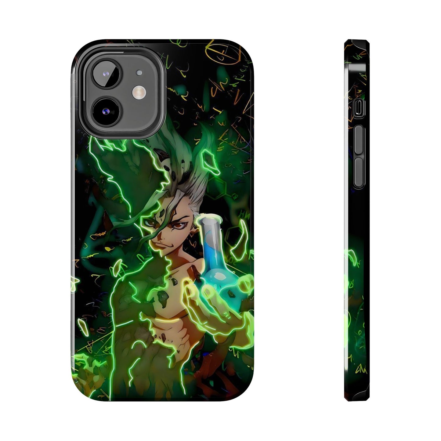 Dr. Stone Senku Tough Phone Case | Anime Heavy Duty Protective Cover – #104