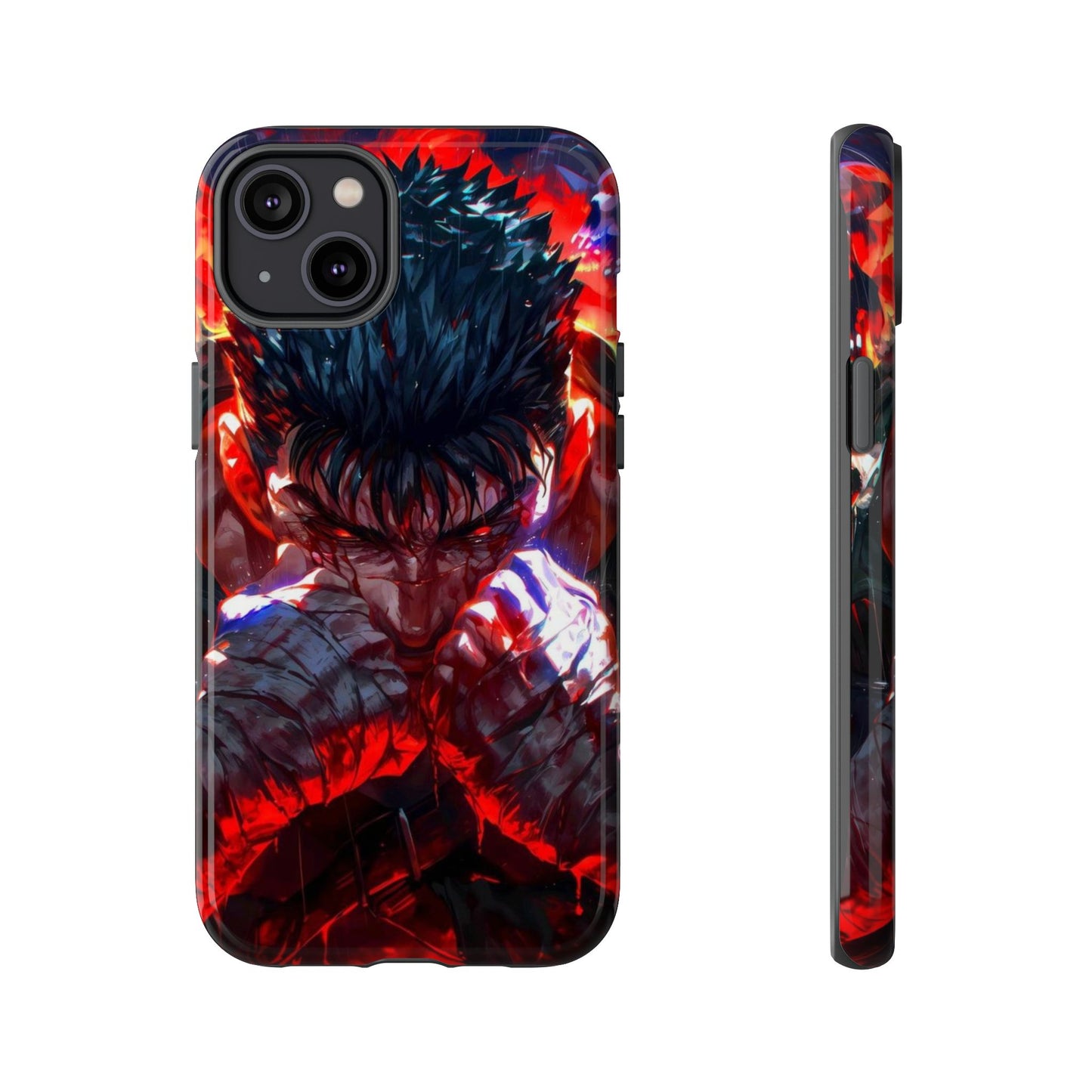 Berserk Guts Heavy Duty Phone Case | Anime Shockproof Protective Cover – #104