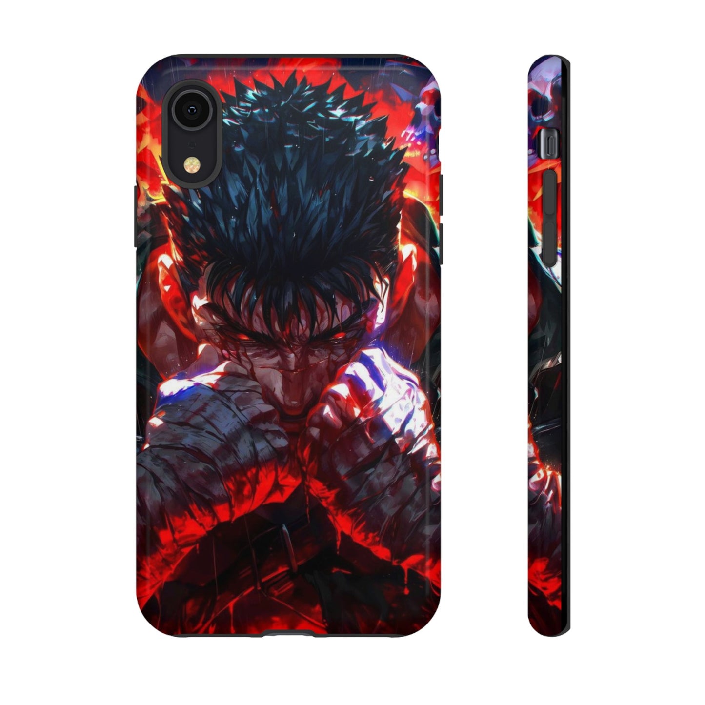 Berserk Guts Heavy Duty Phone Case | Anime Shockproof Protective Cover – #104