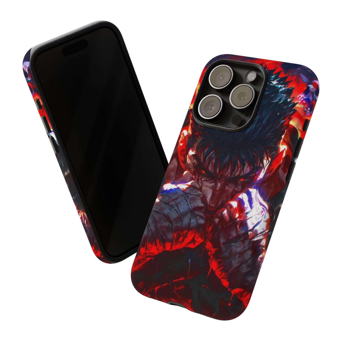 Berserk Guts Heavy Duty Phone Case | Anime Shockproof Protective Cover – #104