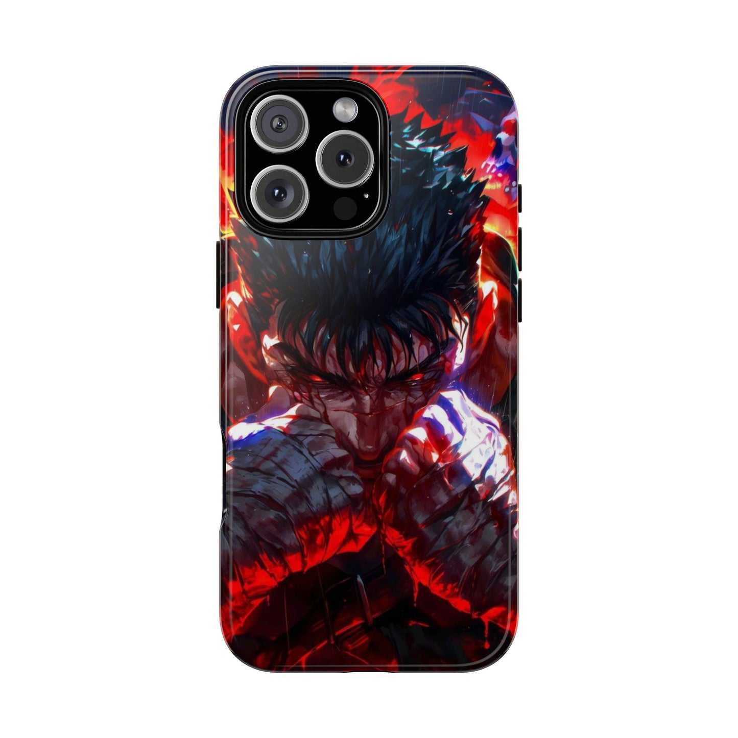 Berserk Guts Heavy Duty Phone Case | Anime Shockproof Protective Cover – #104