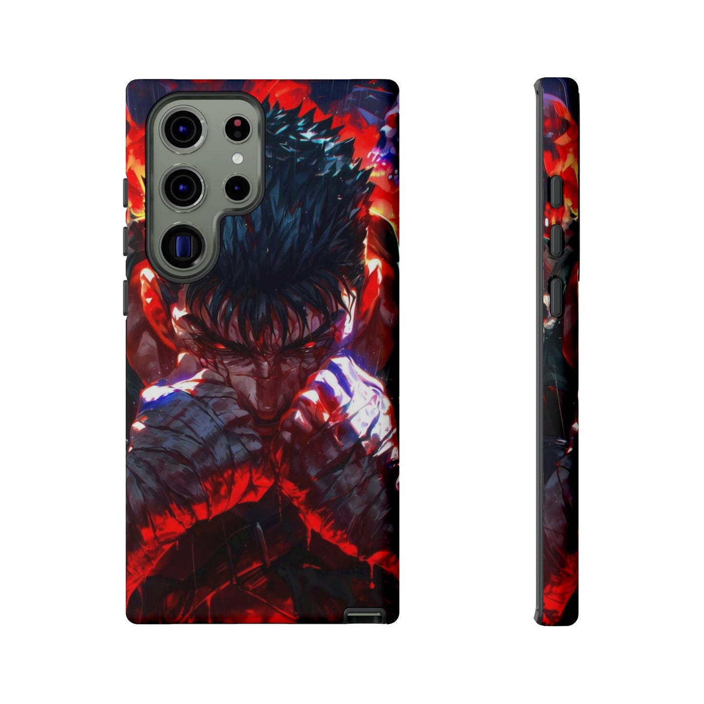 Berserk Guts Heavy Duty Phone Case | Anime Shockproof Protective Cover – #104