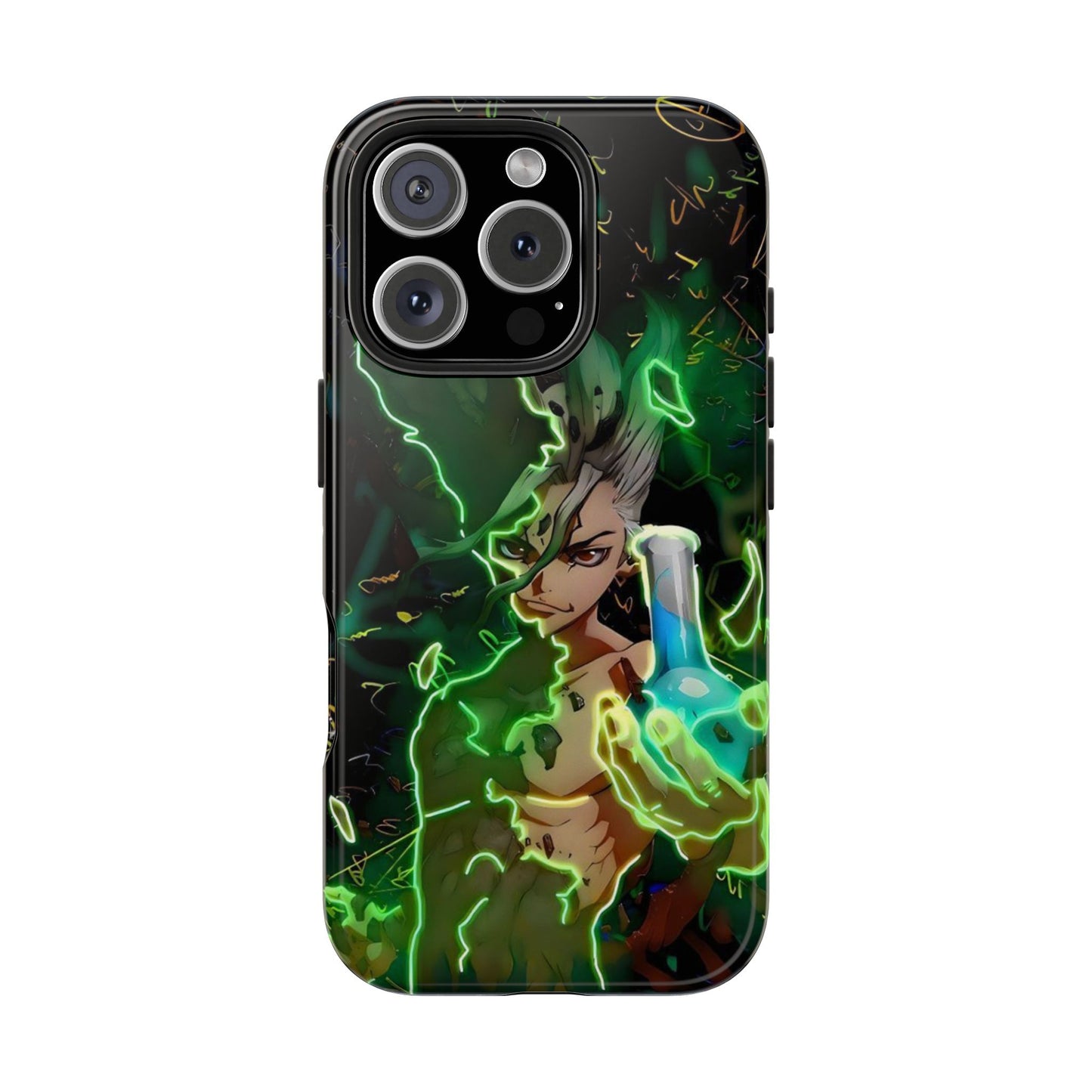 Dr. Stone Senku Tough Phone Case | Anime Heavy Duty Protective Cover – #104