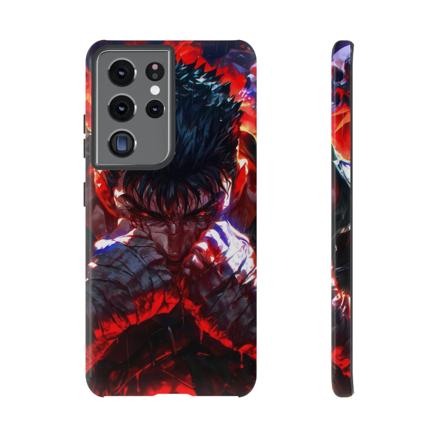 Berserk Guts Heavy Duty Phone Case | Anime Shockproof Protective Cover – #104