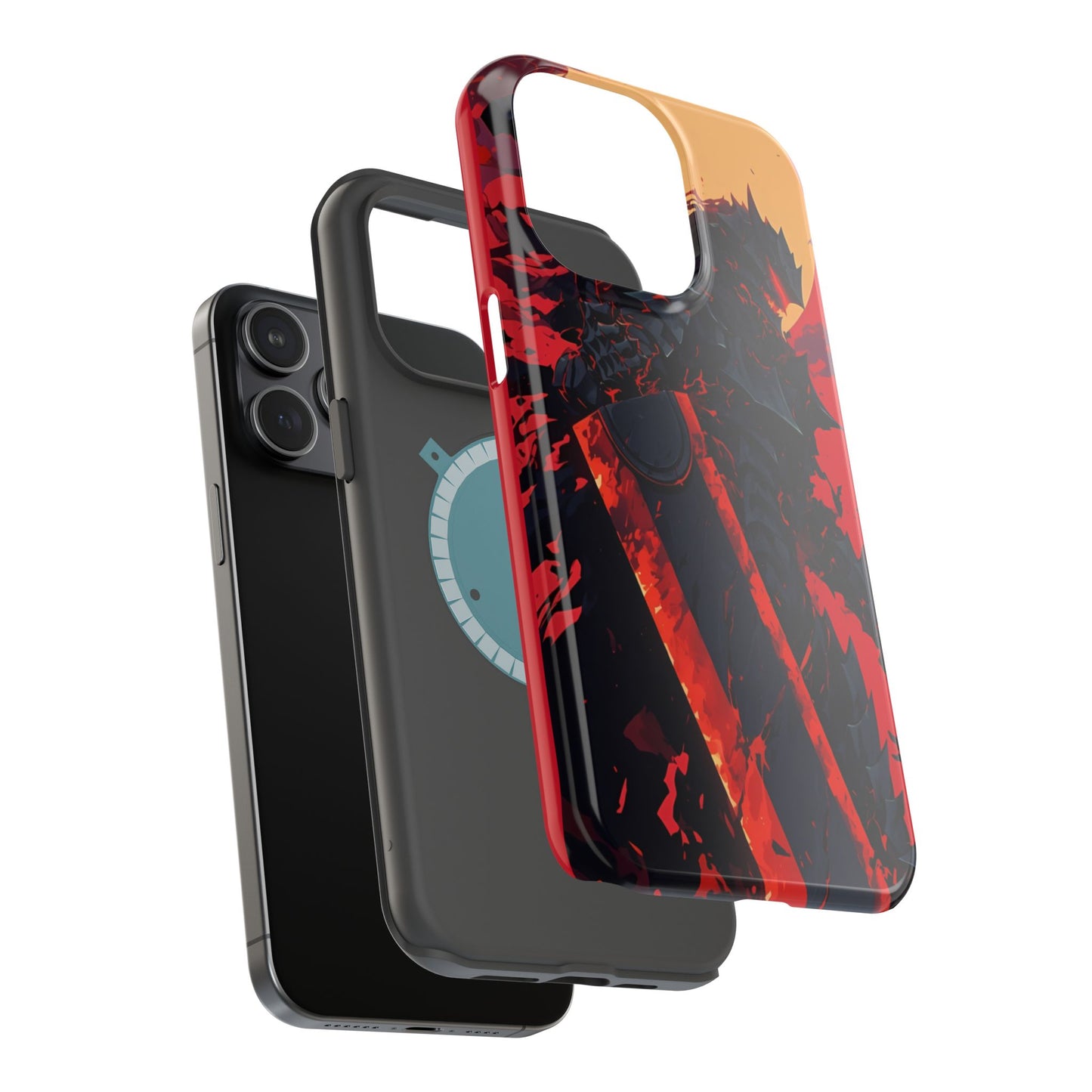 Berserk Guts MagSafe Heavy Duty Phone Case | Anime Magnetic Tough Cover – #104