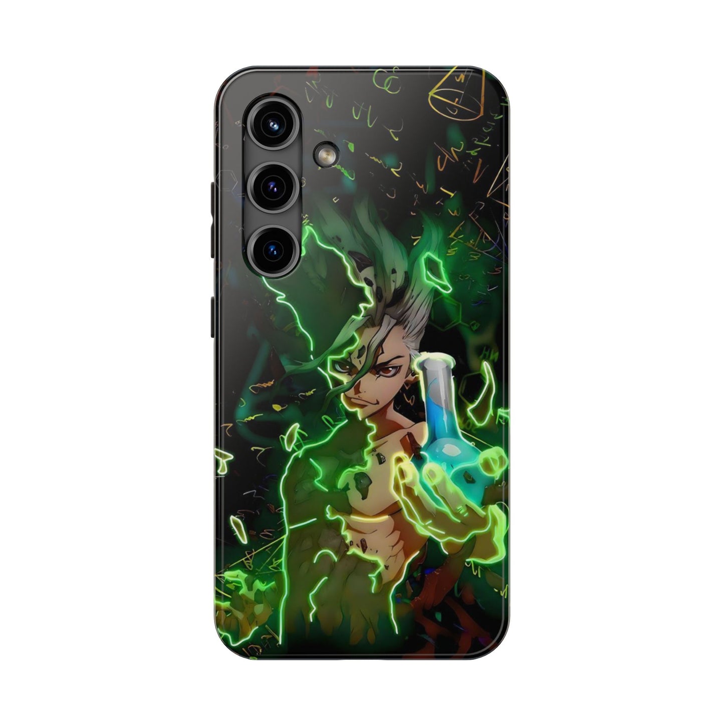 Dr. Stone Senku Tough Phone Case | Anime Heavy Duty Protective Cover – #104