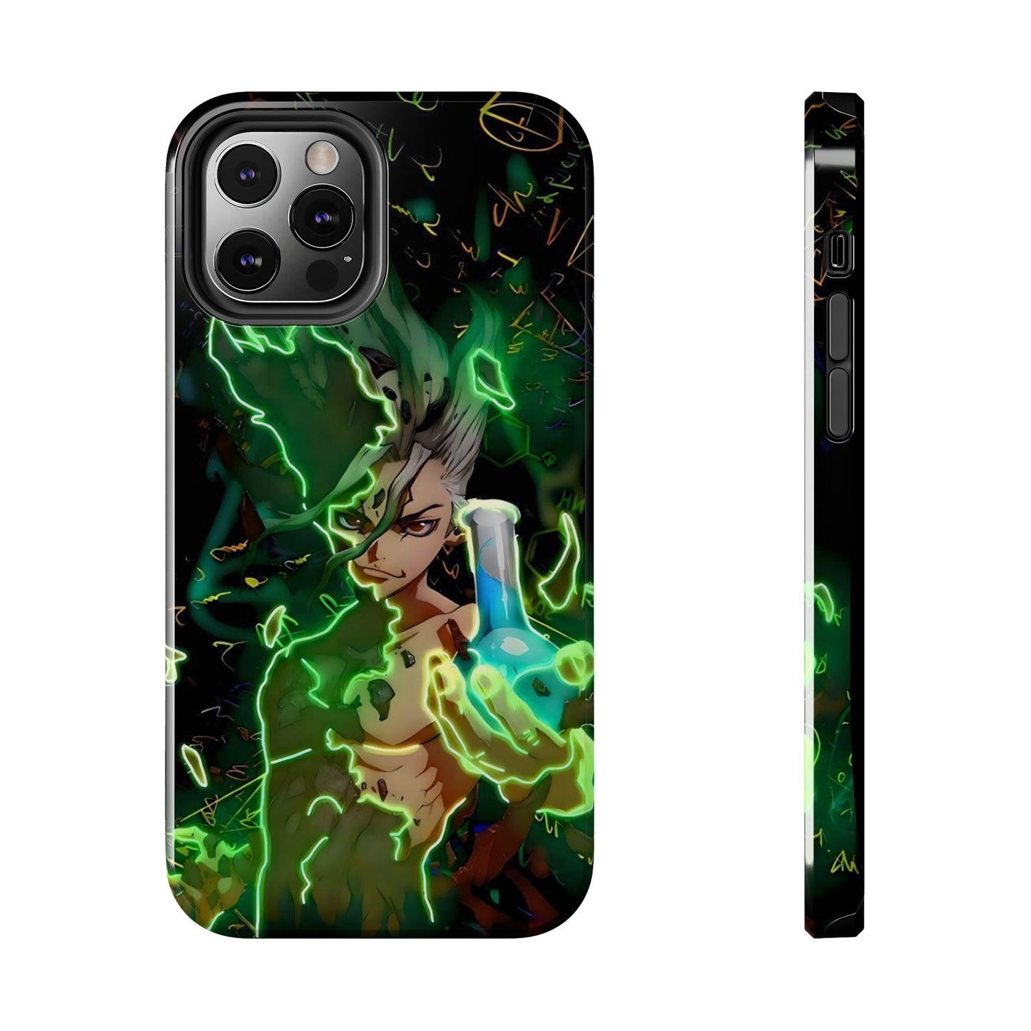 Dr. Stone Senku Tough Phone Case | Anime Heavy Duty Protective Cover – #104