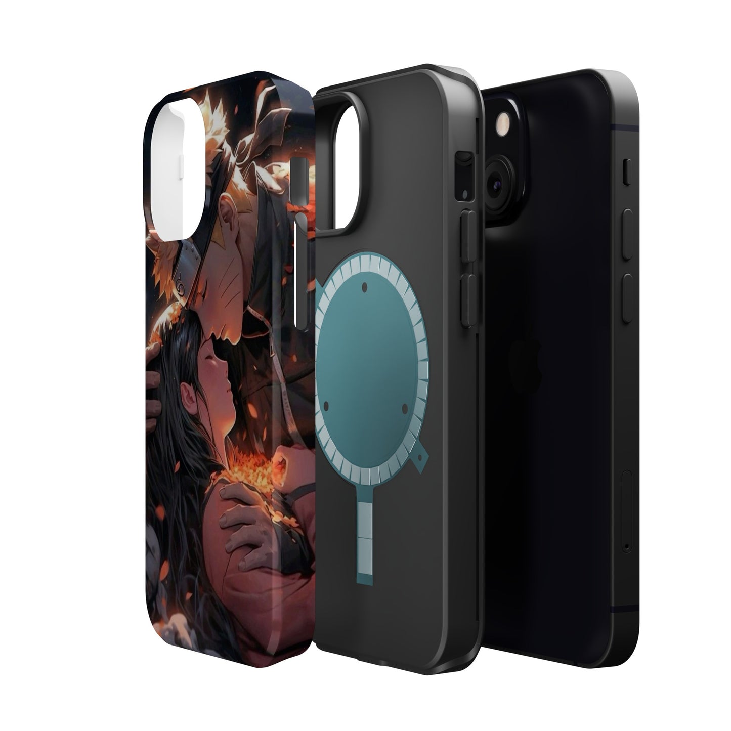 Naruto x Hinata MagSafe Heavy Duty Phone Case | Anime Magnetic Tough Cover – #104