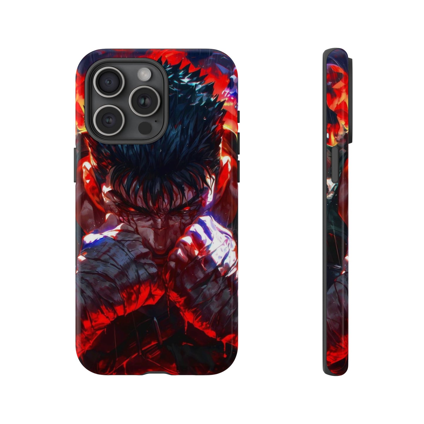Berserk Guts Heavy Duty Phone Case | Anime Shockproof Protective Cover – #104