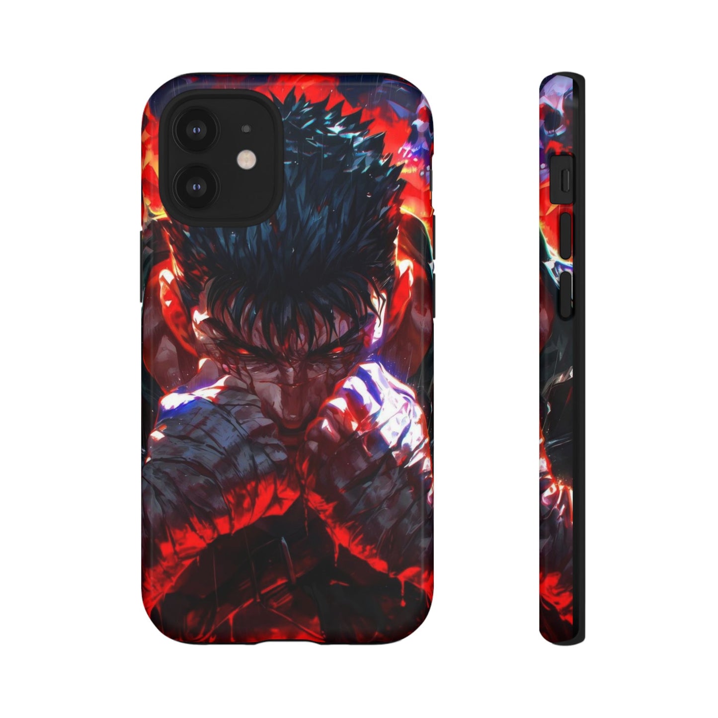 Berserk Guts Heavy Duty Phone Case | Anime Shockproof Protective Cover – #104