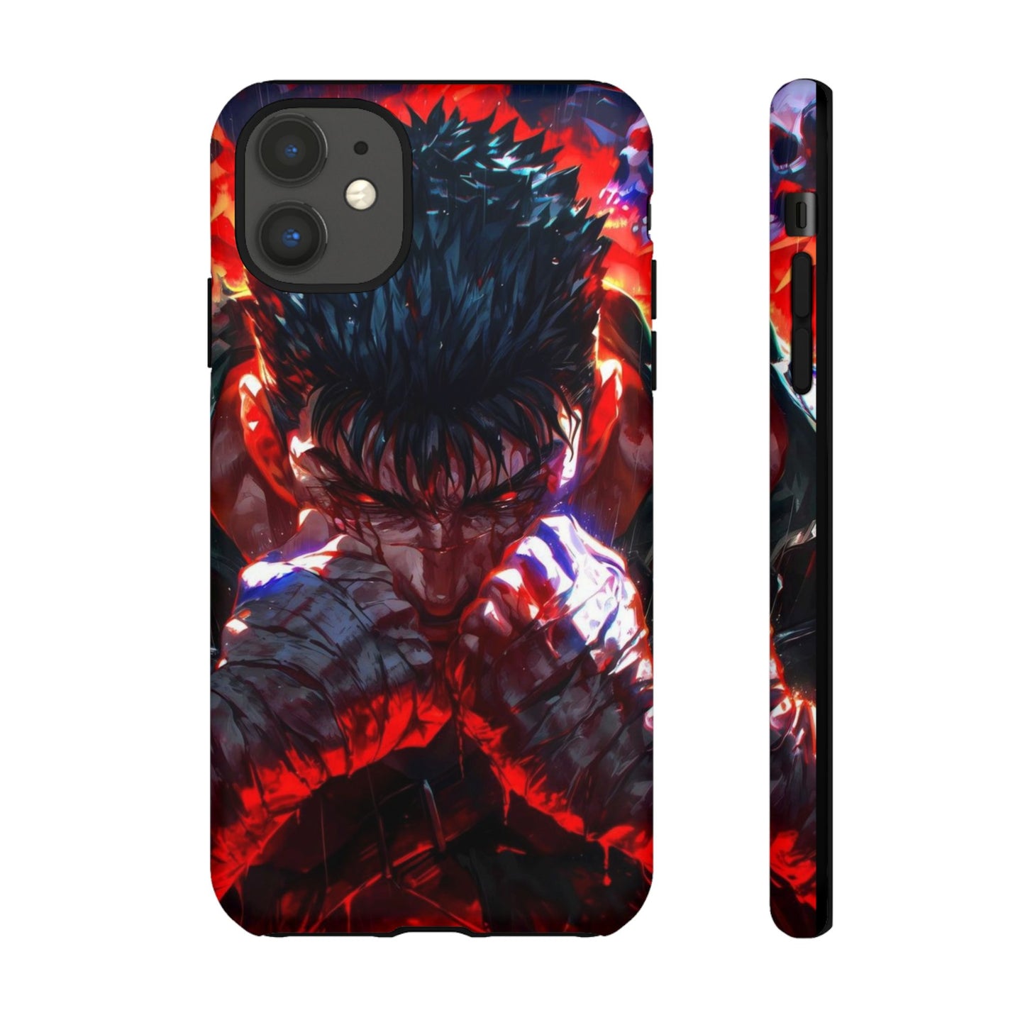 Berserk Guts Heavy Duty Phone Case | Anime Shockproof Protective Cover – #104