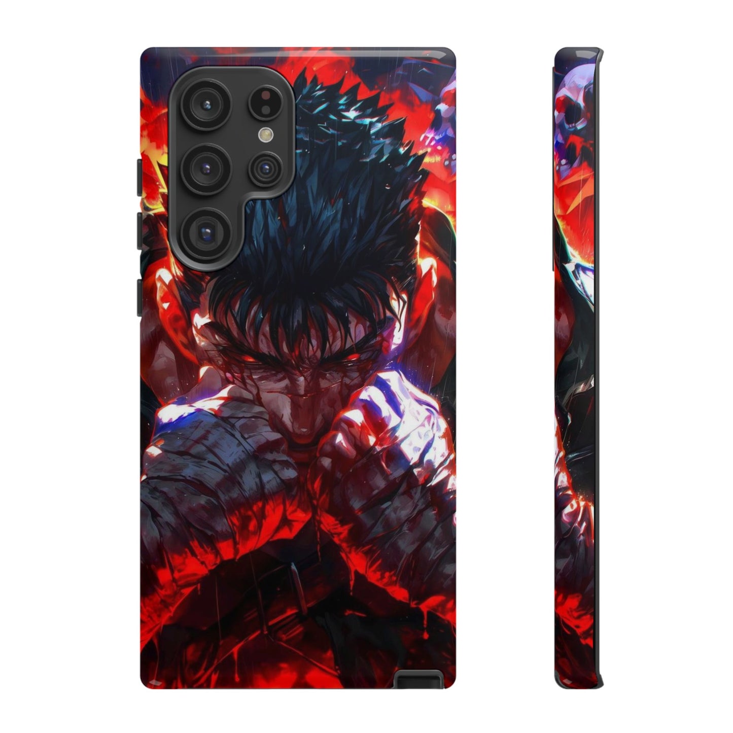 Berserk Guts Heavy Duty Phone Case | Anime Shockproof Protective Cover – #104