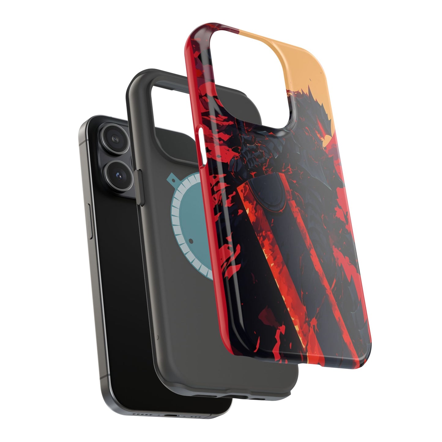 Berserk Guts MagSafe Heavy Duty Phone Case | Anime Magnetic Tough Cover – #104