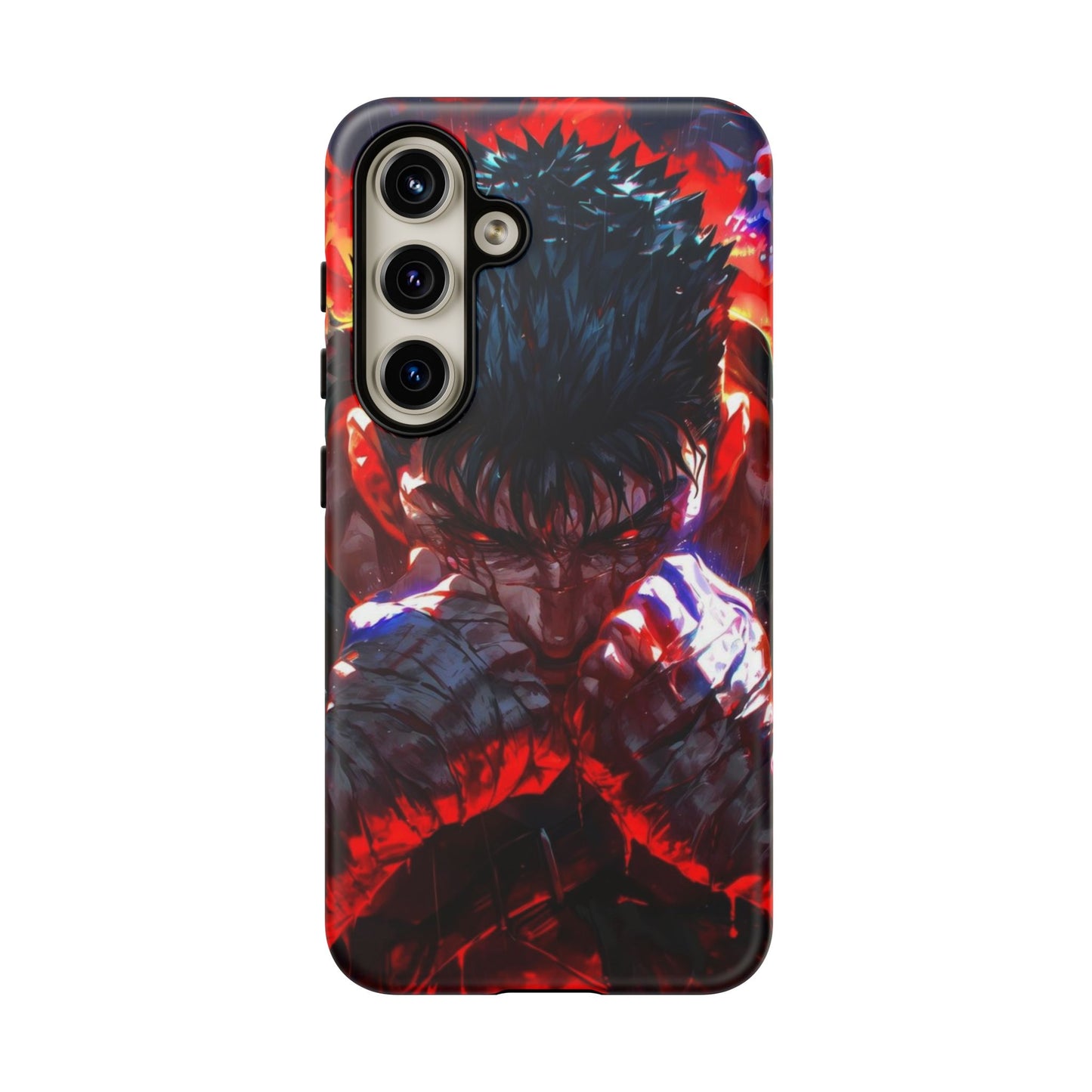 Berserk Guts Heavy Duty Phone Case | Anime Shockproof Protective Cover – #104