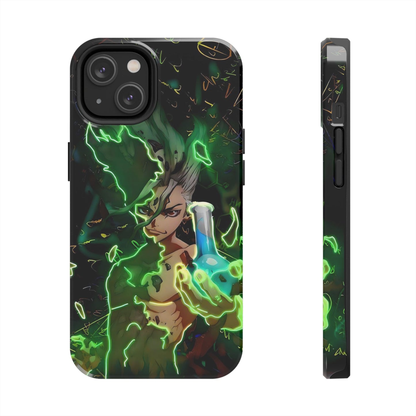 Dr. Stone Senku Tough Phone Case | Anime Heavy Duty Protective Cover – #104