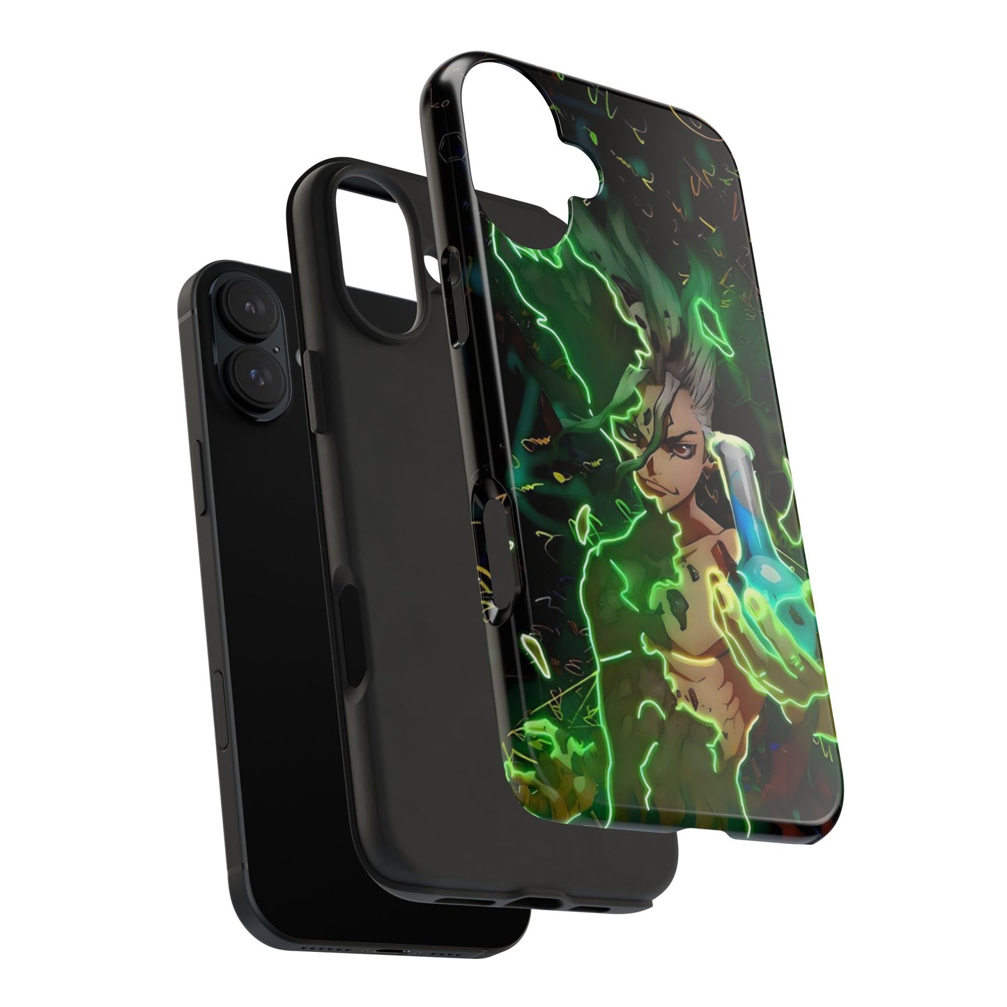 Dr. Stone Senku Tough Phone Case | Anime Heavy Duty Protective Cover – #104