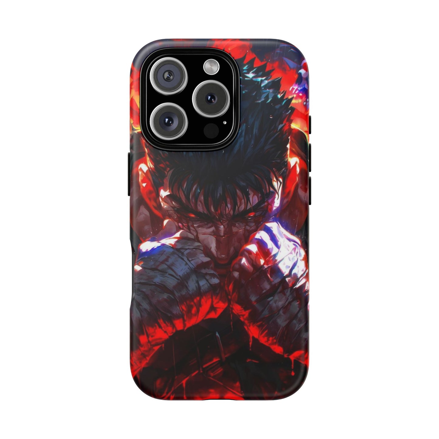 Berserk Guts Heavy Duty Phone Case | Anime Shockproof Protective Cover – #104