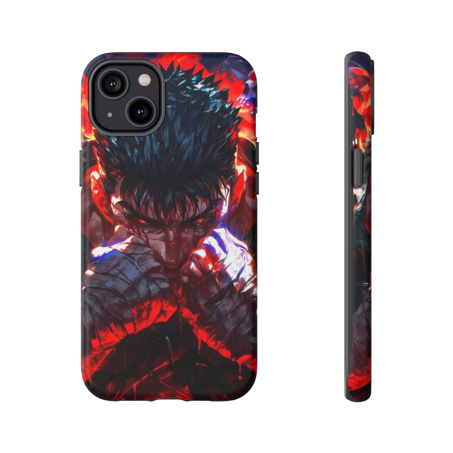 Berserk Guts Heavy Duty Phone Case | Anime Shockproof Protective Cover – #104