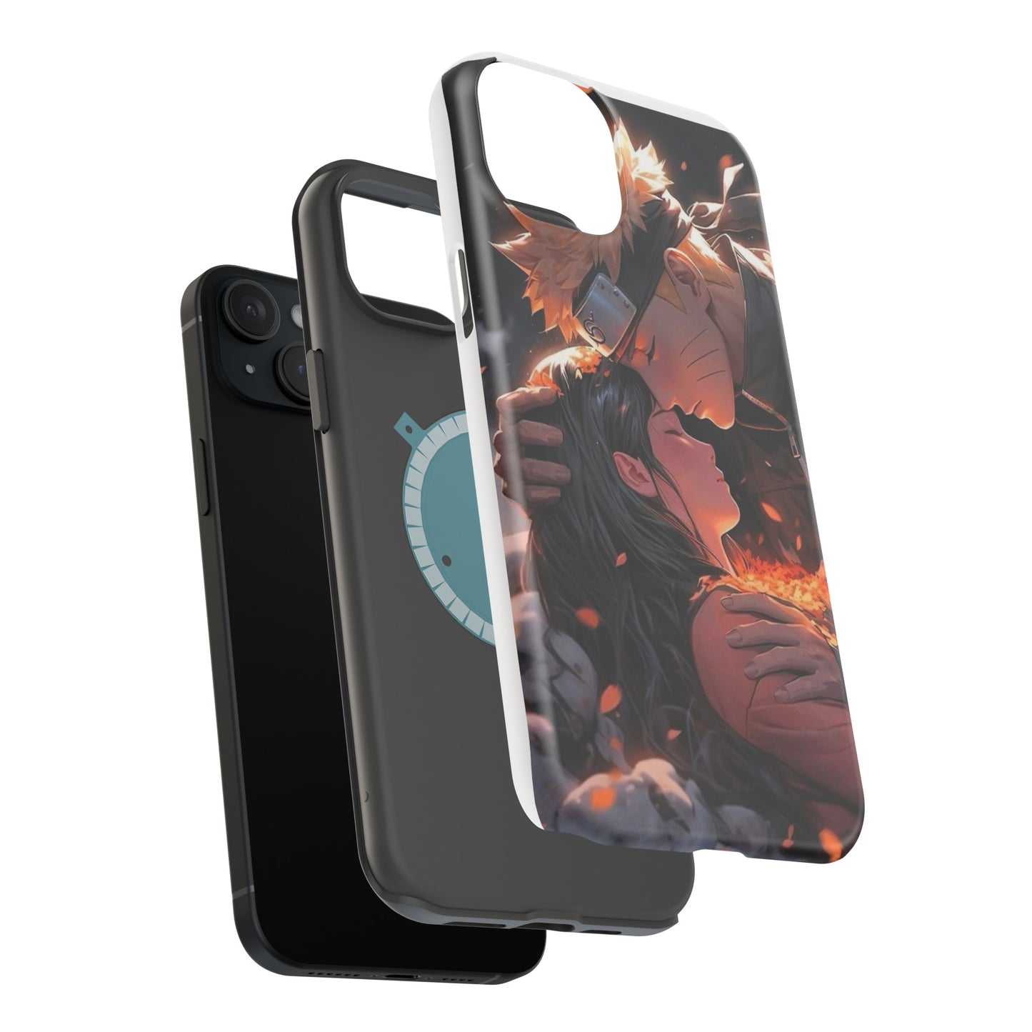 Naruto x Hinata MagSafe Heavy Duty Phone Case | Anime Magnetic Tough Cover – #104
