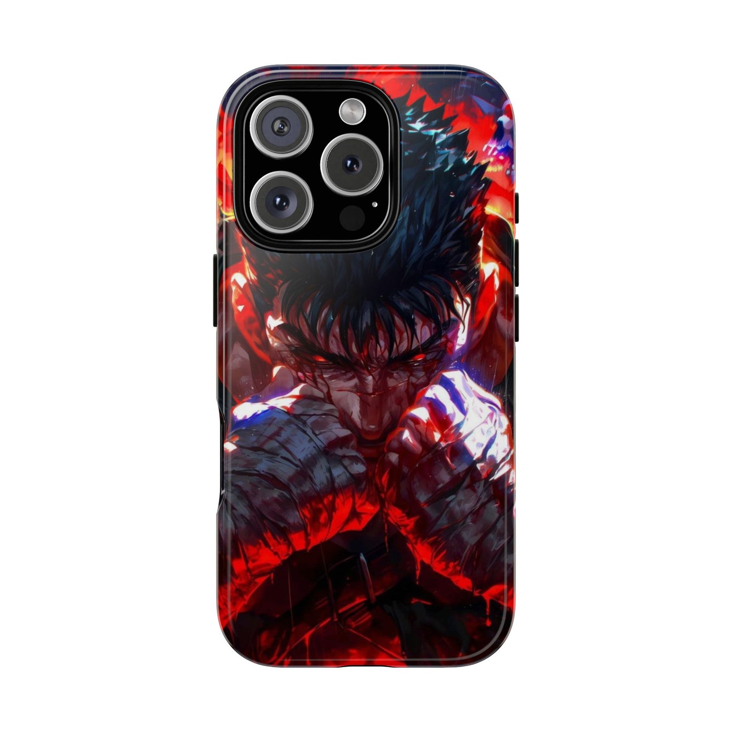 Berserk Guts Heavy Duty Phone Case | Anime Shockproof Protective Cover – #104