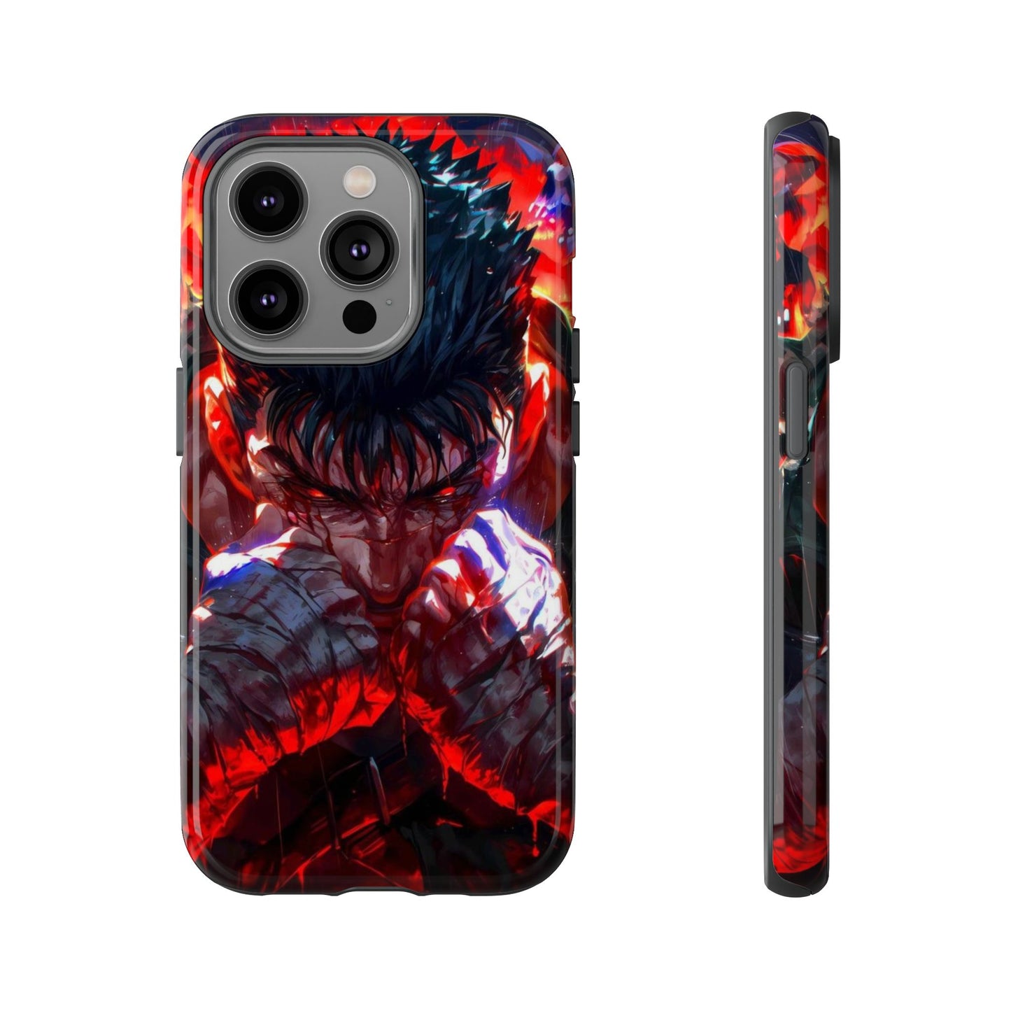 Berserk Guts Heavy Duty Phone Case | Anime Shockproof Protective Cover – #104