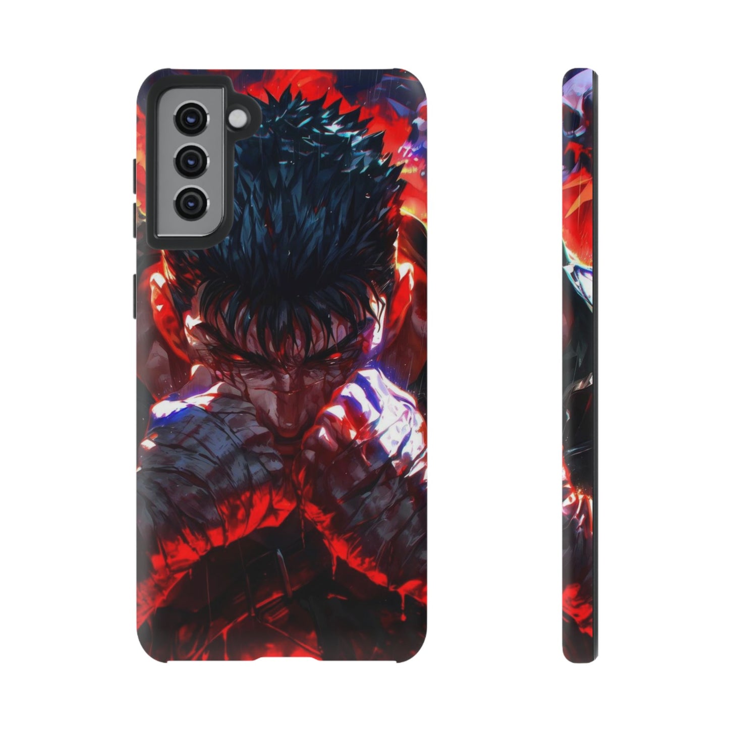 Berserk Guts Heavy Duty Phone Case | Anime Shockproof Protective Cover – #104