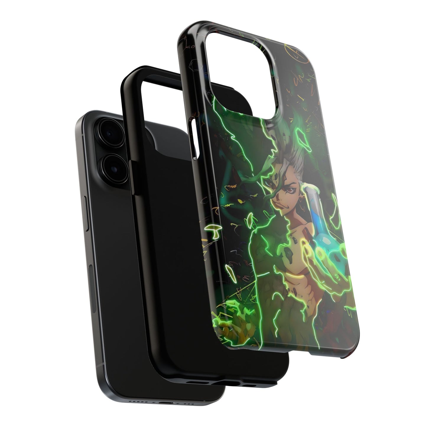 Dr. Stone Senku Tough Phone Case | Anime Heavy Duty Protective Cover – #104