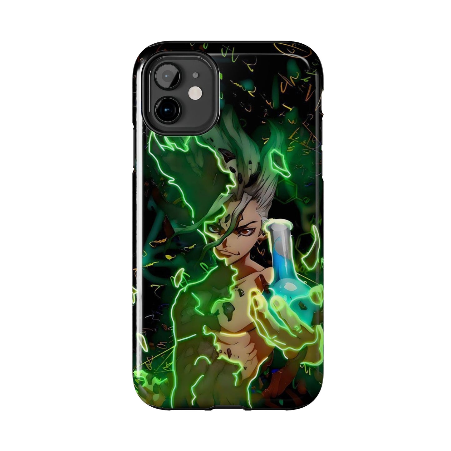 Dr. Stone Senku Tough Phone Case | Anime Heavy Duty Protective Cover – #104