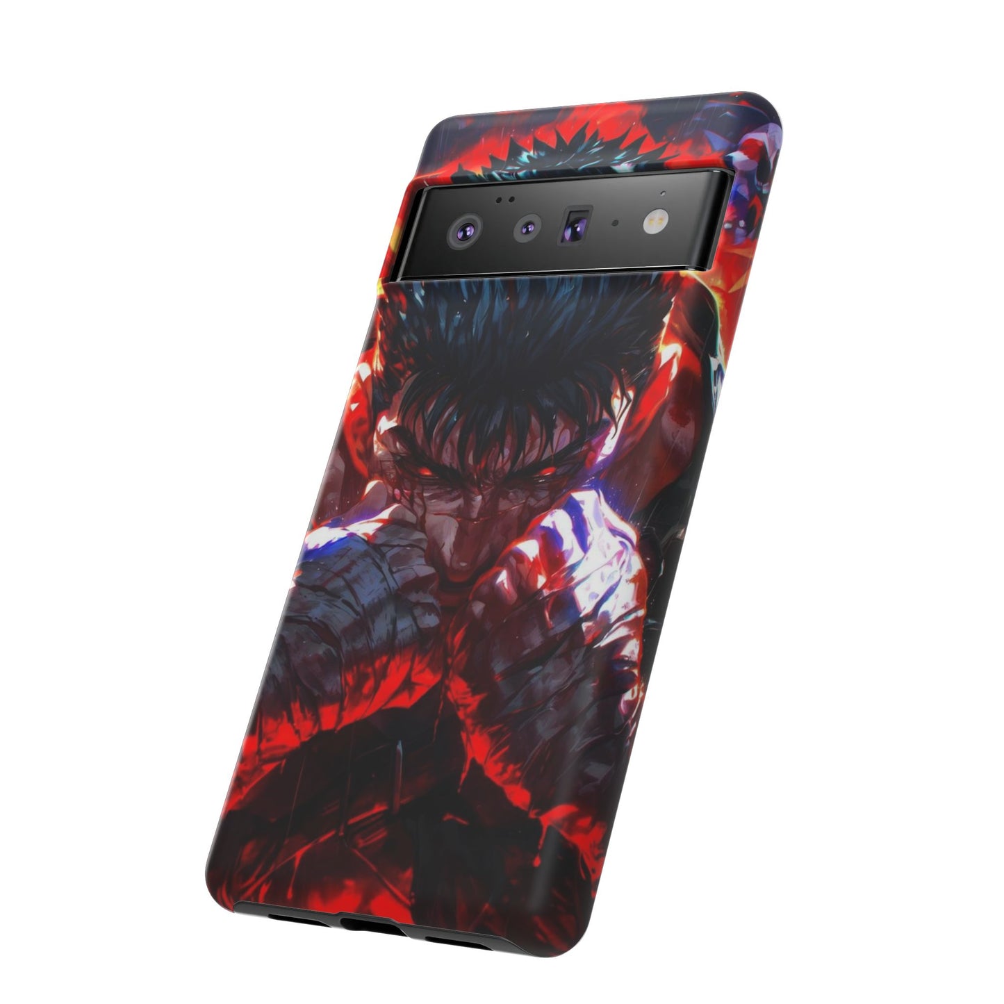 Berserk Guts Heavy Duty Phone Case | Anime Shockproof Protective Cover – #104