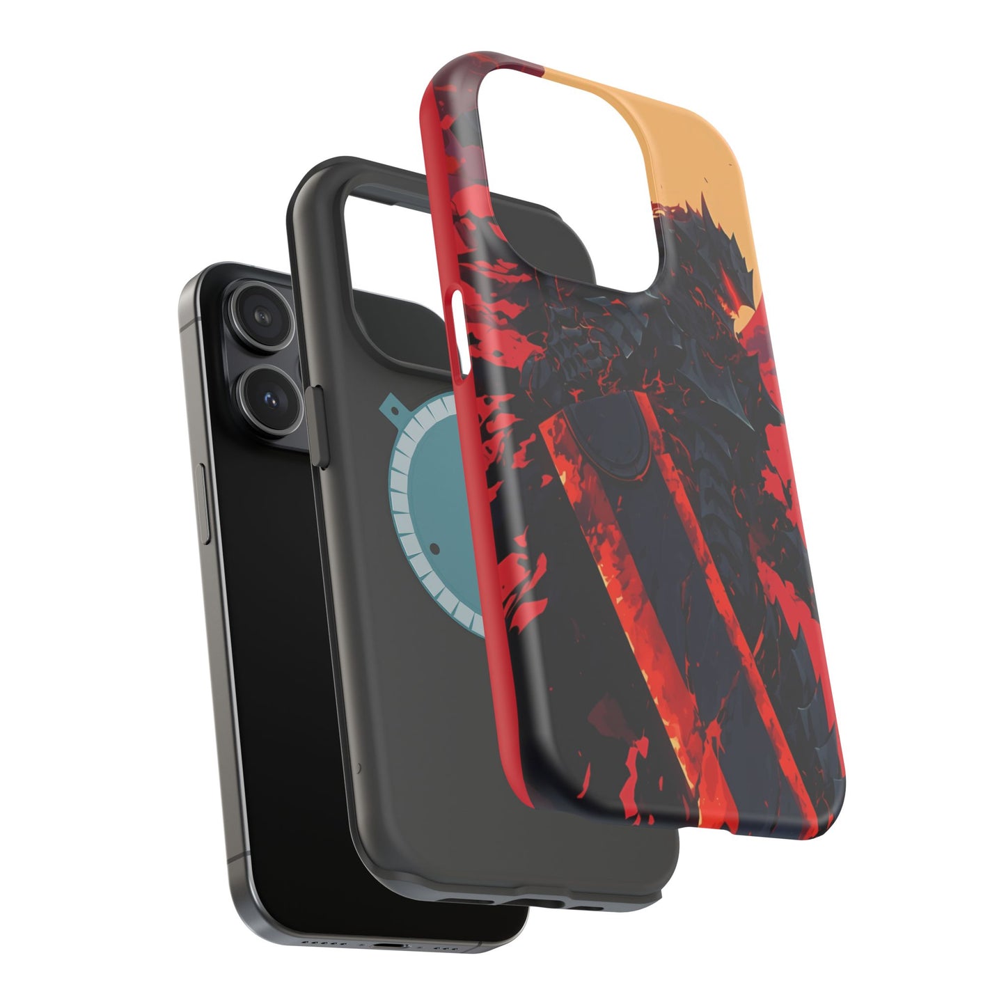 Berserk Guts MagSafe Heavy Duty Phone Case | Anime Magnetic Tough Cover – #104