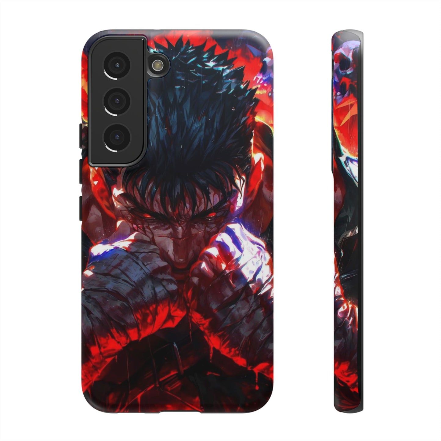 Berserk Guts Heavy Duty Phone Case | Anime Shockproof Protective Cover – #104