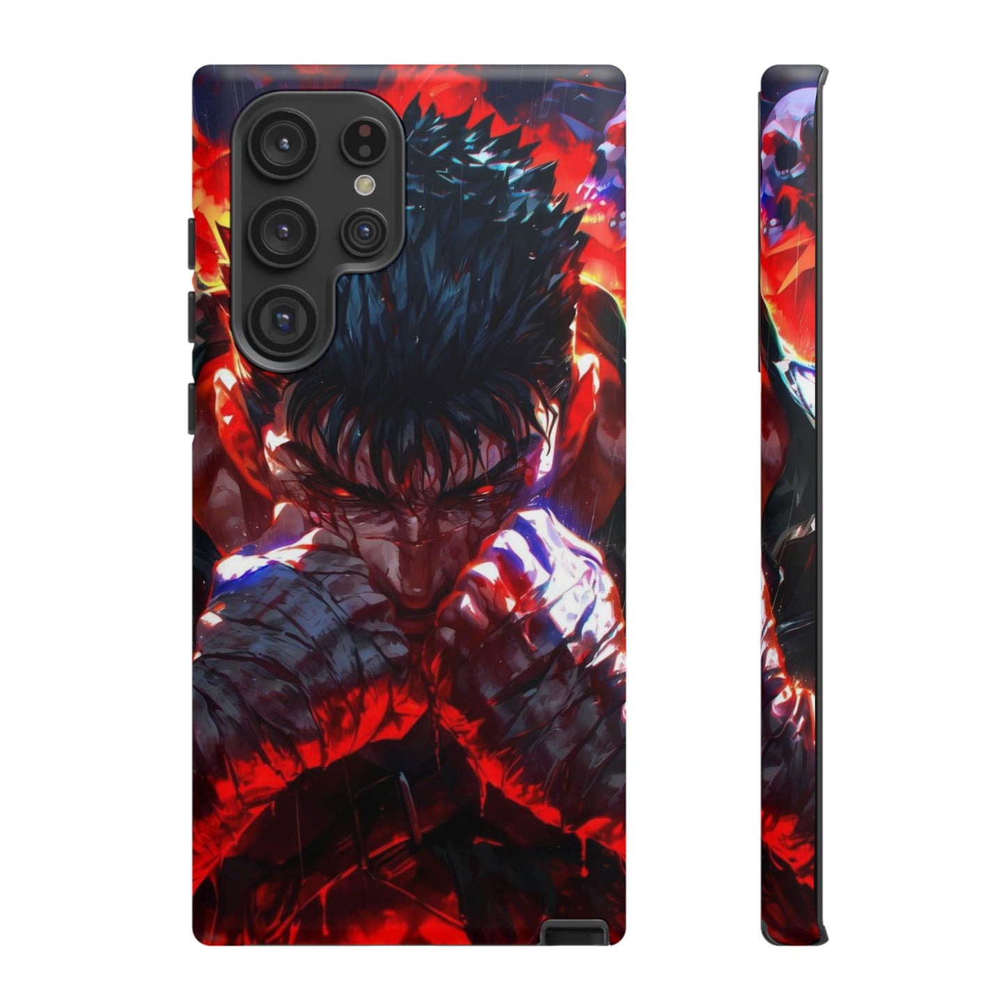 Berserk Guts Heavy Duty Phone Case | Anime Shockproof Protective Cover – #104